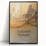 1970s Vintage Movie Poster Autumn Sonata Classic Drama Art
