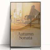 1970s Vintage Movie Poster Autumn Sonata Classic Drama Art