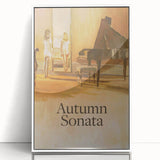 1970s Vintage Movie Poster Autumn Sonata Classic Drama Art