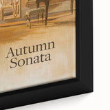 1970s Vintage Movie Poster Autumn Sonata Classic Drama Art