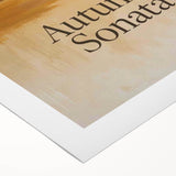 1970s Vintage Movie Poster Autumn Sonata Classic Drama Art