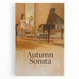 1970s Vintage Movie Poster Autumn Sonata Classic Drama Art