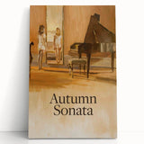 1970s Vintage Movie Poster Autumn Sonata Classic Drama Art