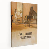 1970s Vintage Movie Poster Autumn Sonata Classic Drama Art