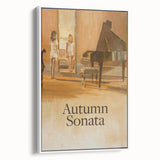 1970s Vintage Movie Poster Autumn Sonata Classic Drama Art