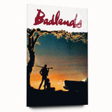 1970s Vintage Movie Poster Badlands Classic Crime Film Art