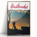 1970s Vintage Movie Poster Badlands Classic Crime Film Art