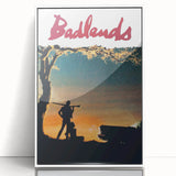 1970s Vintage Movie Poster Badlands Classic Crime Film Art