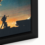 1970s Vintage Movie Poster Badlands Classic Crime Film Art