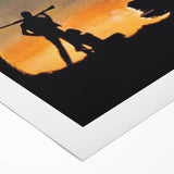 1970s Vintage Movie Poster Badlands Classic Crime Film Art