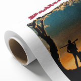 1970s Vintage Movie Poster Badlands Classic Crime Film Art