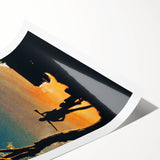 1970s Vintage Movie Poster Badlands Classic Crime Film Art