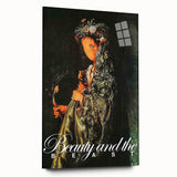 Beauty and the Beast 1970s Vintage Movie Poster Classic 70s Film Art