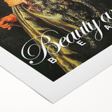 Beauty and the Beast 1970s Vintage Movie Poster Classic 70s Film Art