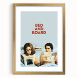 Bed and Board 1970s Vintage Movie Poster Classic 70s Film Art