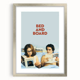 Bed and Board 1970s Vintage Movie Poster Classic 70s Film Art