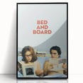 Bed and Board 1970s Vintage Movie Poster Classic 70s Film Art