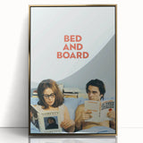 Bed and Board 1970s Vintage Movie Poster Classic 70s Film Art