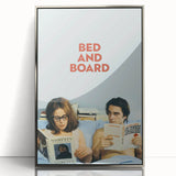 Bed and Board 1970s Vintage Movie Poster Classic 70s Film Art