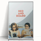 Bed and Board 1970s Vintage Movie Poster Classic 70s Film Art