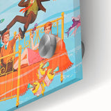 Bedknobs and Broomsticks 1970s Vintage Movie Poster Retro Cinema Art