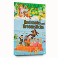 Bedknobs and Broomsticks 1970s Vintage Movie Poster Retro Cinema Art