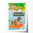 Bedknobs and Broomsticks 1970s Vintage Movie Poster Retro Cinema Art