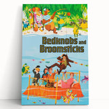 Bedknobs and Broomsticks 1970s Vintage Movie Poster Retro Cinema Art