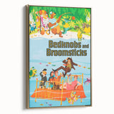 Bedknobs and Broomsticks 1970s Vintage Movie Poster Retro Cinema Art