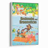 Bedknobs and Broomsticks 1970s Vintage Movie Poster Retro Cinema Art