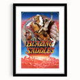 Blazing Saddles 1970s Vintage Movie Poster Classic 70s Film Art