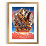 Blazing Saddles 1970s Vintage Movie Poster Classic 70s Film Art