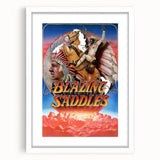 Blazing Saddles 1970s Vintage Movie Poster Classic 70s Film Art