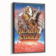 Blazing Saddles 1970s Vintage Movie Poster Classic 70s Film Art