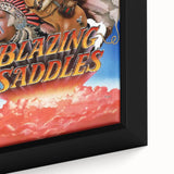 Blazing Saddles 1970s Vintage Movie Poster Classic 70s Film Art