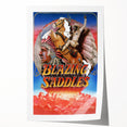 Blazing Saddles 1970s Vintage Movie Poster Classic 70s Film Art