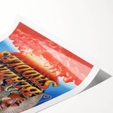 Blazing Saddles 1970s Vintage Movie Poster Classic 70s Film Art