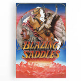 Blazing Saddles 1970s Vintage Movie Poster Classic 70s Film Art