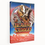 Blazing Saddles 1970s Vintage Movie Poster Classic 70s Film Art