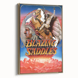 Blazing Saddles 1970s Vintage Movie Poster Classic 70s Film Art