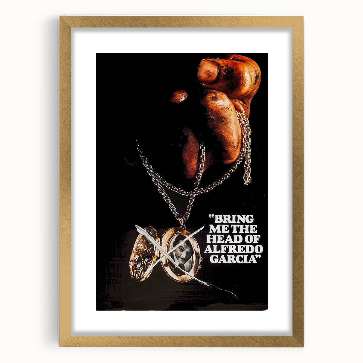 Bring Me the Head of Alfredo Garcia 1970s Vintage Movie Poster