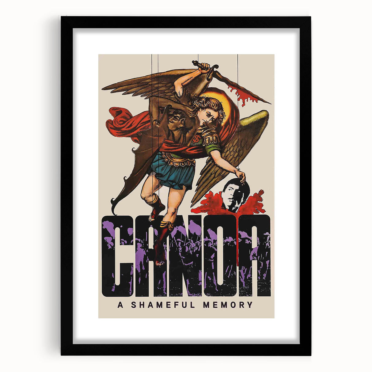 Canoa A Shameful Memory 1970s Vintage Movie Poster Classic 70s Film Art