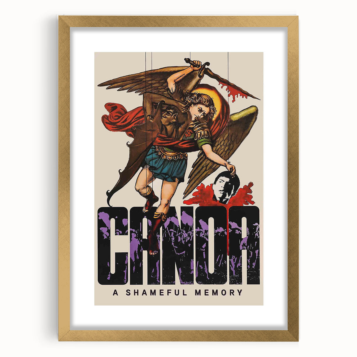 Canoa A Shameful Memory 1970s Vintage Movie Poster Classic 70s Film Art