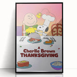 1970s Vintage Movie Poster – Classic 70s Film Art of A Charlie Brown Thanksgiving