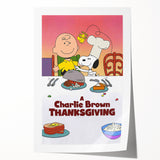 1970s Vintage Movie Poster – Classic 70s Film Art of A Charlie Brown Thanksgiving
