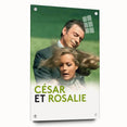César et Rosalie 1970s Vintage Movie Poster Classic 70s Film Art