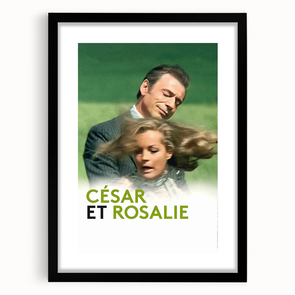 César et Rosalie 1970s Vintage Movie Poster Classic 70s Film Art