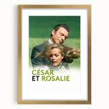 César et Rosalie 1970s Vintage Movie Poster Classic 70s Film Art