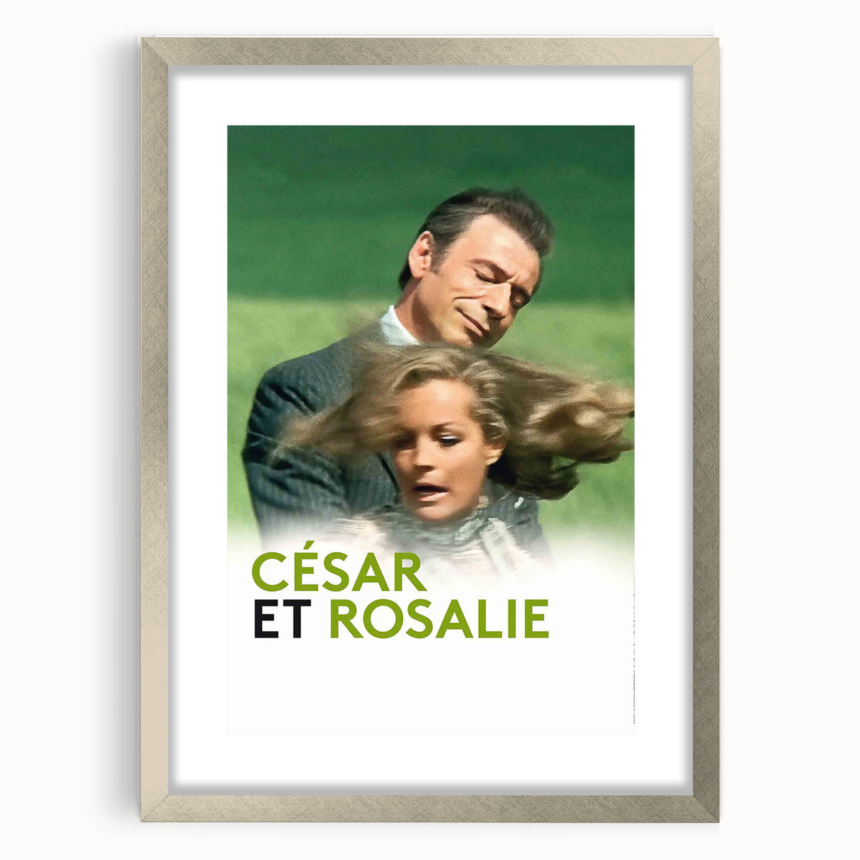 César et Rosalie 1970s Vintage Movie Poster Classic 70s Film Art