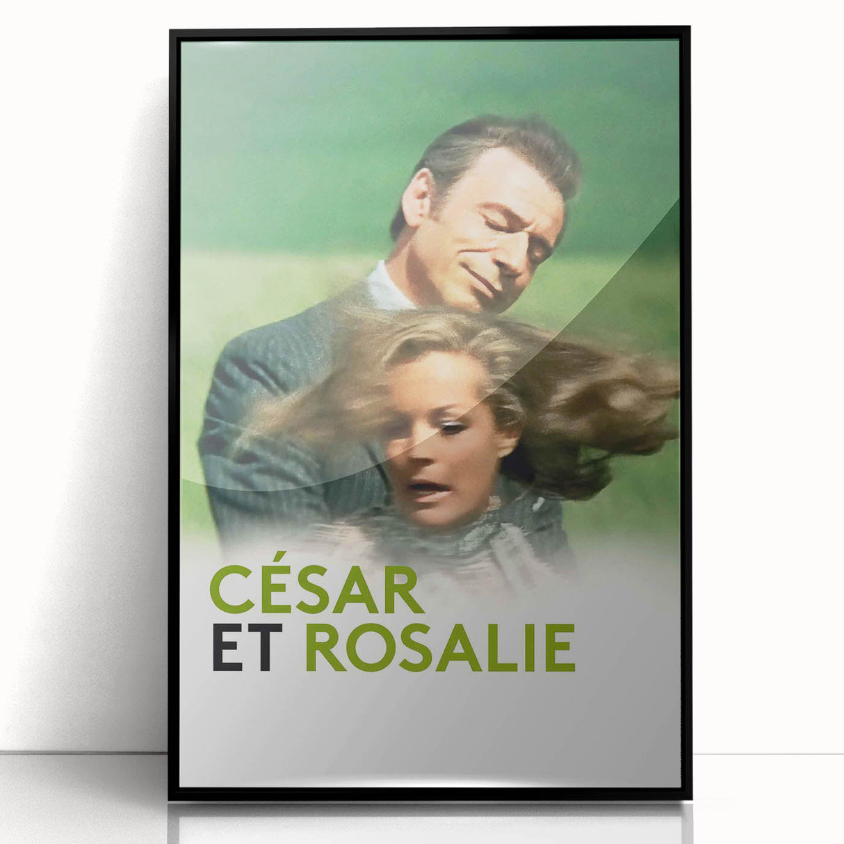 César et Rosalie 1970s Vintage Movie Poster Classic 70s Film Art